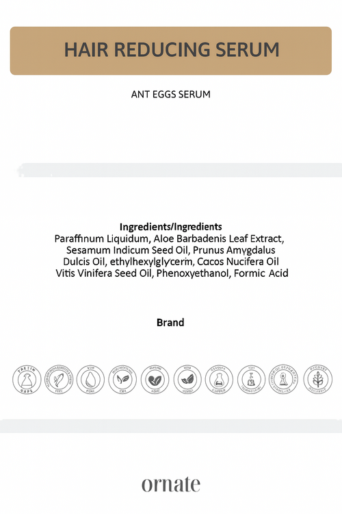 Ant Egg Oil Hair Reduction Serum 30ml - Minskar Hårtillväxt